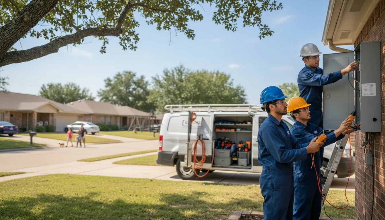 Certified electrician providing emergency electrical services in Lebanon, OK